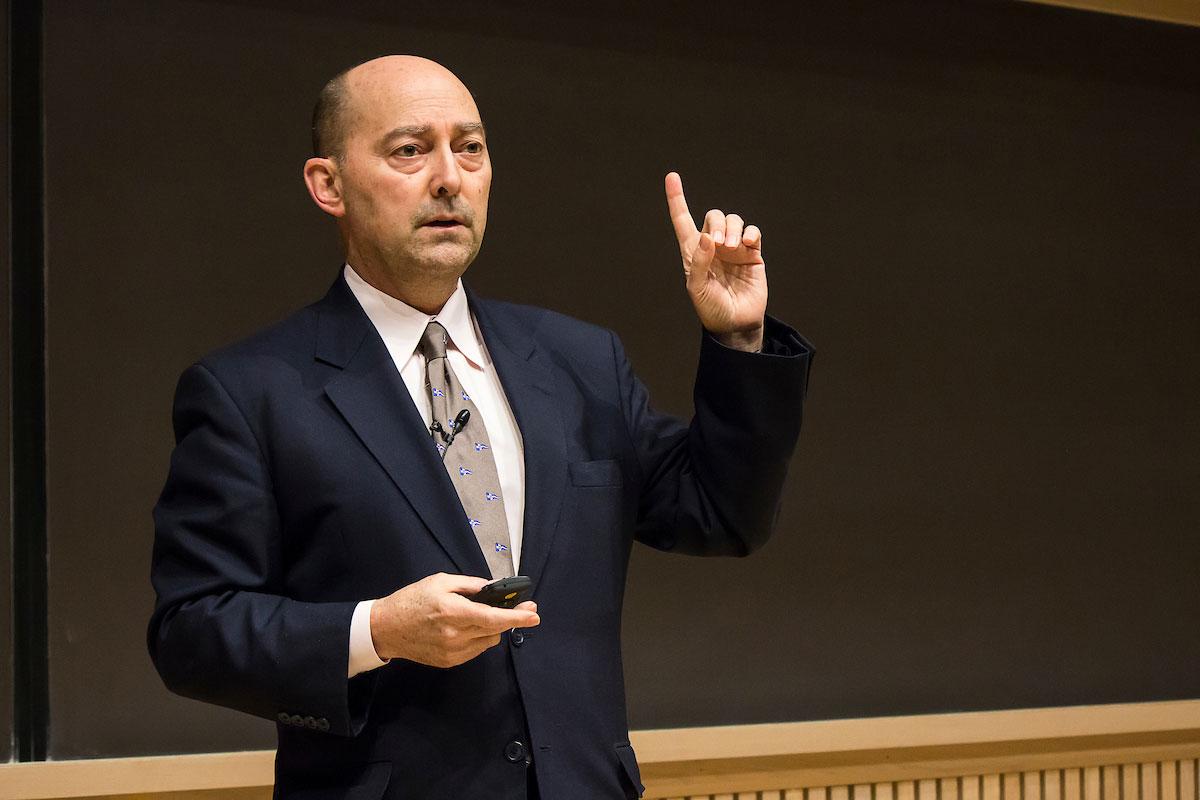 Former NATO commander Adm. James Stavridis speaks about current challenges to global security and opportunities for international collaboration.